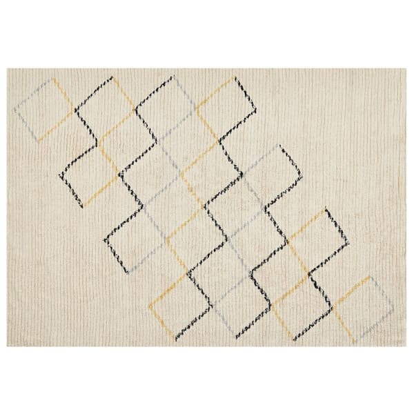 Puuvillamatto 160 x 230 cm beige TEZPUR Lumarko!