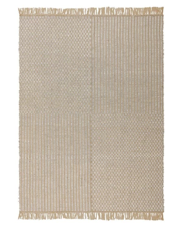Jute tæppe 140 x 200 cm beige ADABAG Lumarko!