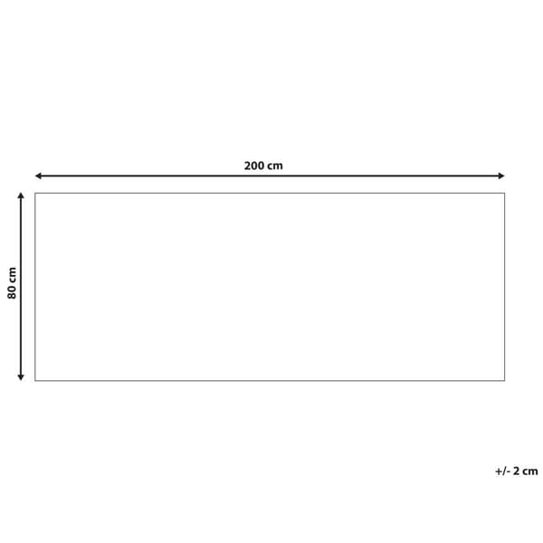 Tæppe 80 x 200 cm beige KADAYAL Lumarko!