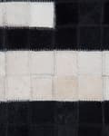 Miniatyrbillede 5 af 7: Lædertæppe 80 x 150 cm sort og hvid BOLU Lumarko!