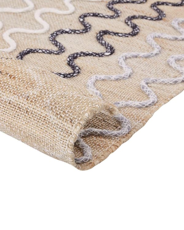 Jute tæppe 160 x 230 cm beige SOGUT Lumarko!