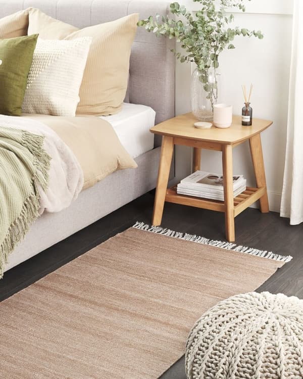 Tæppe 80 x 150 cm beige MALHIA Lumarko!