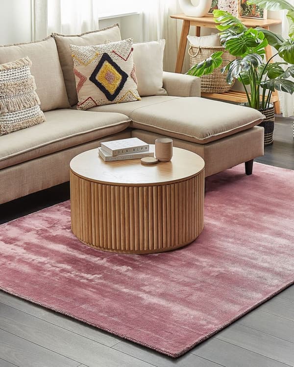 Viskosetæppe 140 x 200 cm pink GESI II Lumarko!