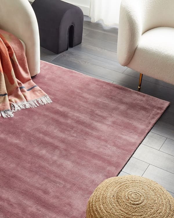Viskosetæppe 140 x 200 cm pink GESI II Lumarko!
