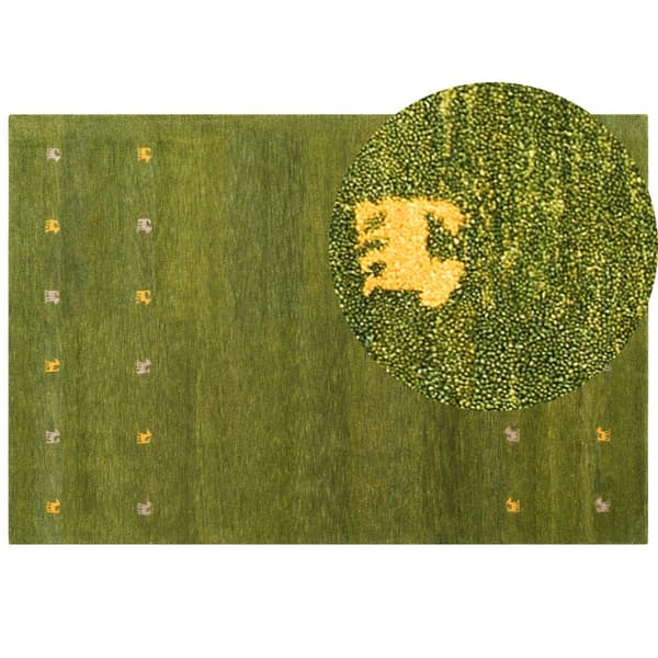 Villa gabbeh matto 200 x 300 cm vihreä YULAFI Lumarko!