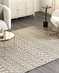 Miniatyrbillede 2 af 7: Tæppe 160 x 230 cm beige ALUCRA Lumarko!