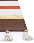 Miniatyrbild 3 av 6: Bomullsmatta 80 x 150 cm brunbeige HISARLI Lumarko!