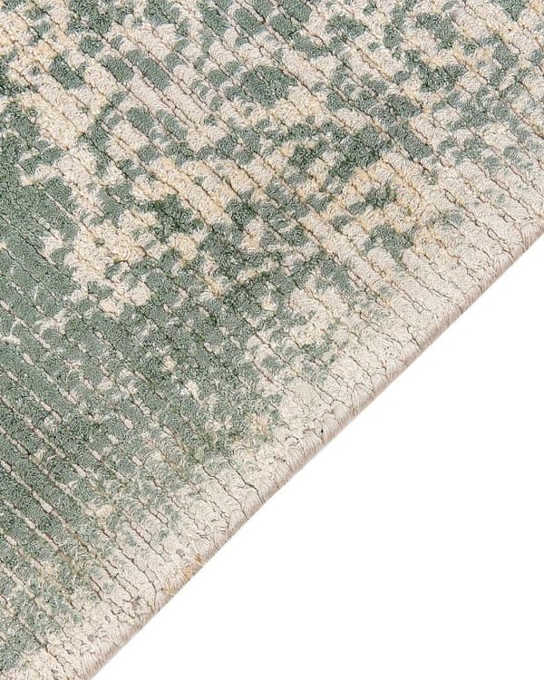Viskoosimatto 80 x 150 cm vihreä/beige AKARSU Lumarko!