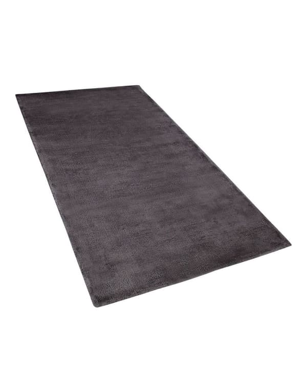 Viskoosimatto 80 x 150 cm tummanharmaa GESI II Lumarko!