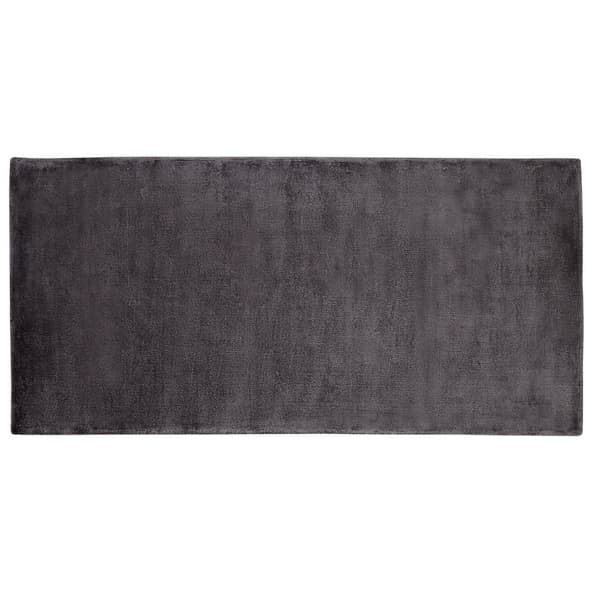 Viskoosimatto 80 x 150 cm tummanharmaa GESI II Lumarko!