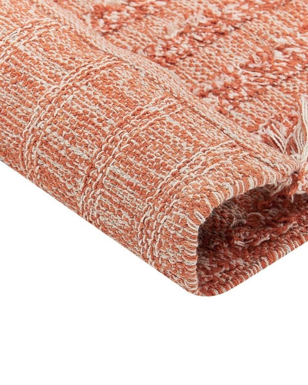 Puuvillamatto 80 x 150 cm oranssi MUGLA Lumarko!