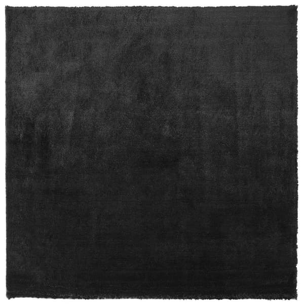 Nukkumaton matto 200 x 200 cm musta EVREN Lumarko!