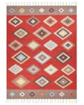 Pikkukuva 3 / 7: Puuvillainen kilim-matto 160 x 230 cm monivärinen LORUT Lumarko!