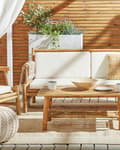 Miniatyrbillede 4 af 9: Jute tæppe 160 x 230 cm beige ABANA Lumarko!