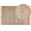 Miniatyrbillede 1 af 9: Jute tæppe 160 x 230 cm beige ABANA Lumarko!