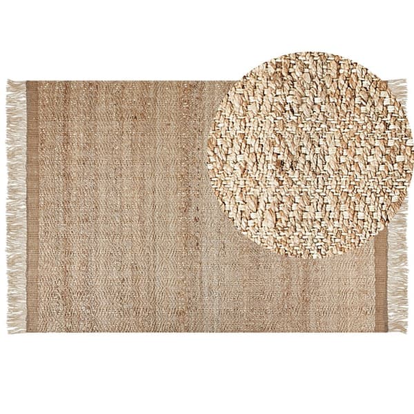 Jute tæppe 160 x 230 cm beige ABANA Lumarko!