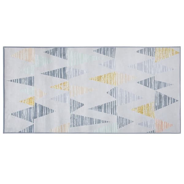 Matto 80 x 150 cm harmaankeltainen YAYLA Lumarko!