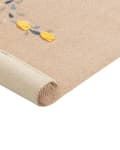 Miniatyrbillede 4 af 6: Børnetæppe i bomuld med hvalmotiv 80 x 150 cm beige SEAI Lumarko!