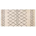 Pikkukuva 1 / 5: Matto 80 x 150 cm beige ja musta HAVSA Lumarko!