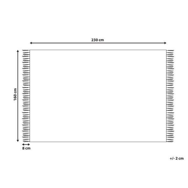 Bomulds kelimtæppe 160 x 230 cm flerfarvet BERDIK Lumarko!