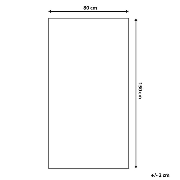 Børnetæppe med byprint 80 x 150 cm KIGI Lumarko!