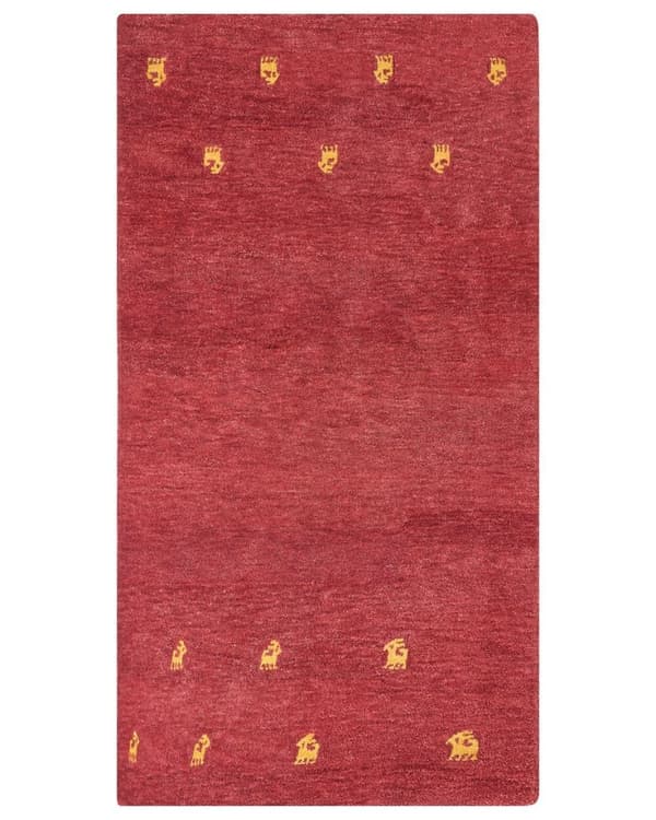 Villa gabbeh matto 80 x 150 cm punainen YARALI Lumarko!