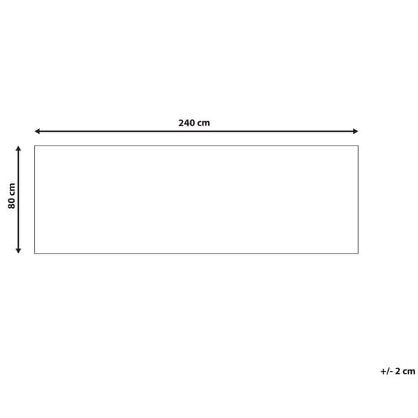 Tæppe 80 x 240 cm blå-orange RITAPURAM Lumarko!