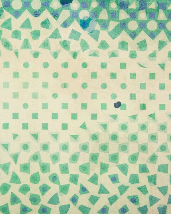 Matta 140 x 200 cm blågrön SUSUZ Lumarko!