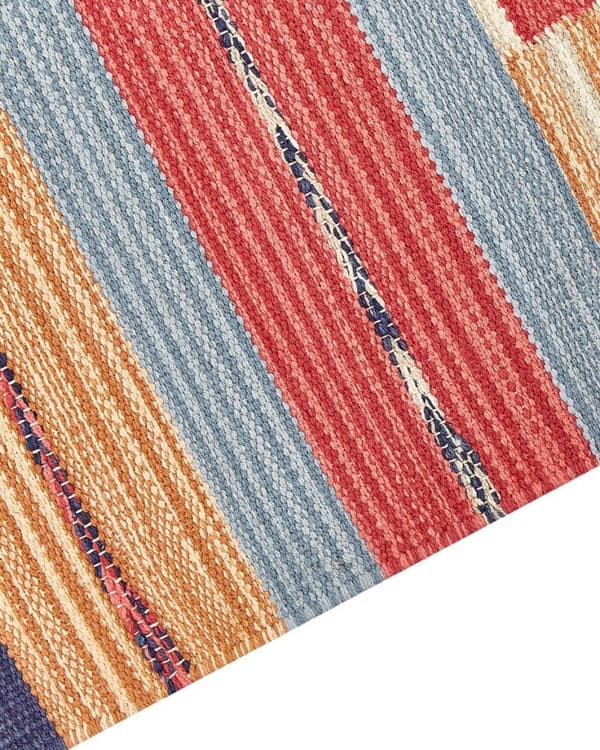 Puuvillainen kilim matto 200 x 300 cm monivärinen GANDZAK Lumarko!