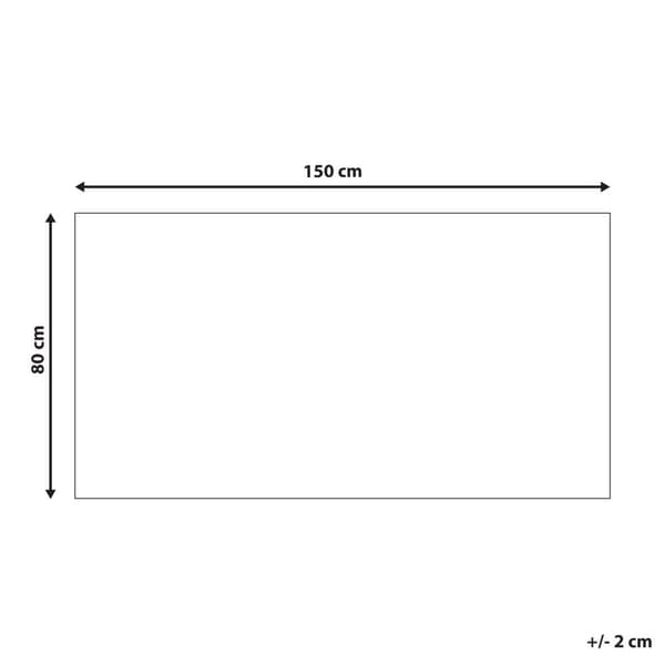 Viskosetæppe 80 x 150 cm blå HAVZA Lumarko!