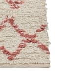 Miniatyrbillede 5 af 6: Bomuldstæppe 80 x 150 cm beige-rosa BUXAR Lumarko!