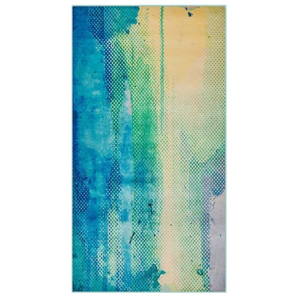 Matto 80 x 150 cm sinivihreä SUSUZ Lumarko!