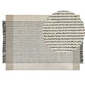 Pikkukuva 1 / 7: Villamatto 140 x 200 cm beige ja musta DIVARLI Lumarko!