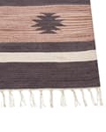 Pikkukuva 6 / 7: Puuvillainen kilim-matto 80 x 300 cm beige-ruskea ARAGATS Lumarko!