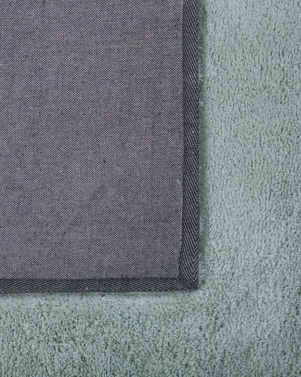 Shaggy tæppe 200 x 200 cm grøn EVREN Lumarko!