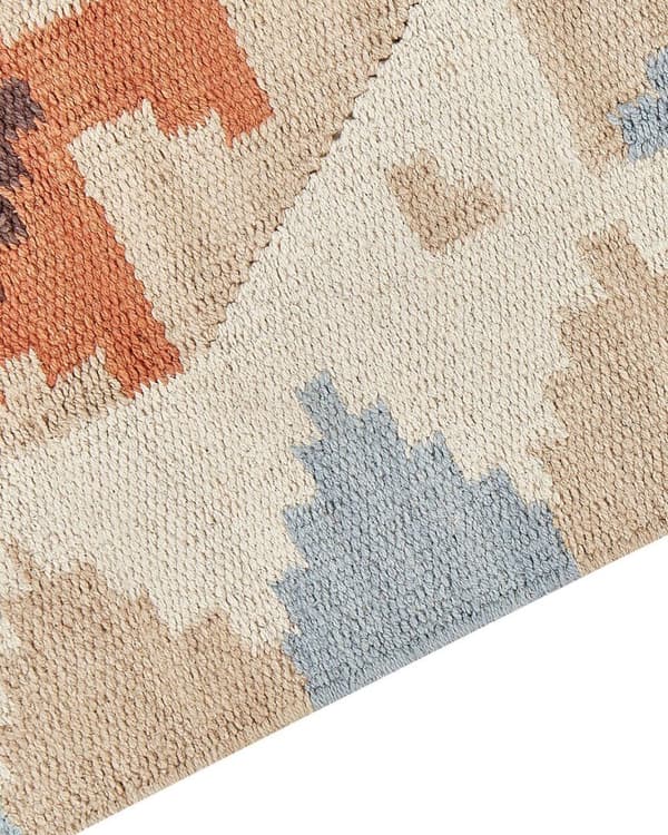 Puuvillainen kilim matto 160 x 230 cm monivärinen DILIJAN Lumarko!