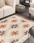 Pikkukuva 2 / 7: Puuvillainen kilim matto 160 x 230 cm monivärinen DILIJAN Lumarko!