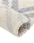 Miniatyrbillede 4 af 6: Bomuldstæppe 160 x 230 cm beige-grå NEVSEHIR Lumarko!