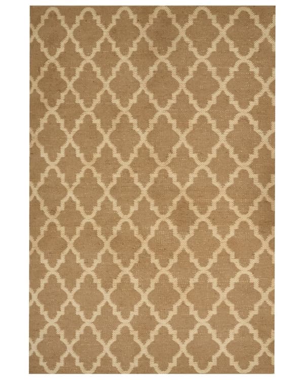 Jute tæppe 200 x 300 cm beige MERMER Lumarko!