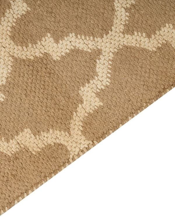 Jute tæppe 200 x 300 cm beige MERMER Lumarko!