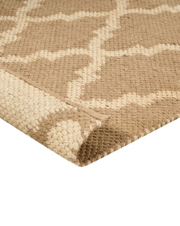 Jute tæppe 200 x 300 cm beige MERMER Lumarko!