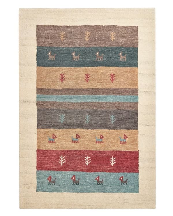 Ull gabbeh matta 140 x 200 cm multicolor SARILAR Lumarko!