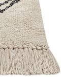 Miniatyrbillede 3 af 6: Bomuldstæppe 160 x 230 cm beige SOMEK Lumarko!