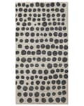 Miniatyrbillede 3 af 6: Uldtæppe 80 x 150 cm beige og sort HAVRAN Lumarko!