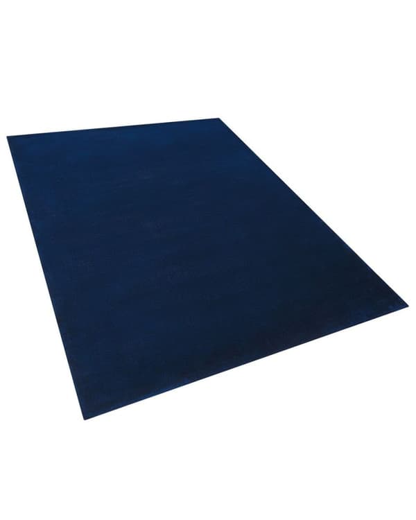 Viskosmatta 160 x 230 cm marinblå GESI II Lumarko!