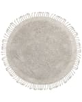 Pikkukuva 3 / 6: Pyöreä puuvillainen nukkamatto 140 cm beige BITLIS Lumarko!