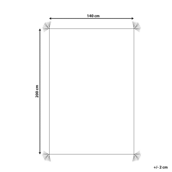 Nukkumatto 140 x 200 cm valkoinen KARTAL Lumarko!