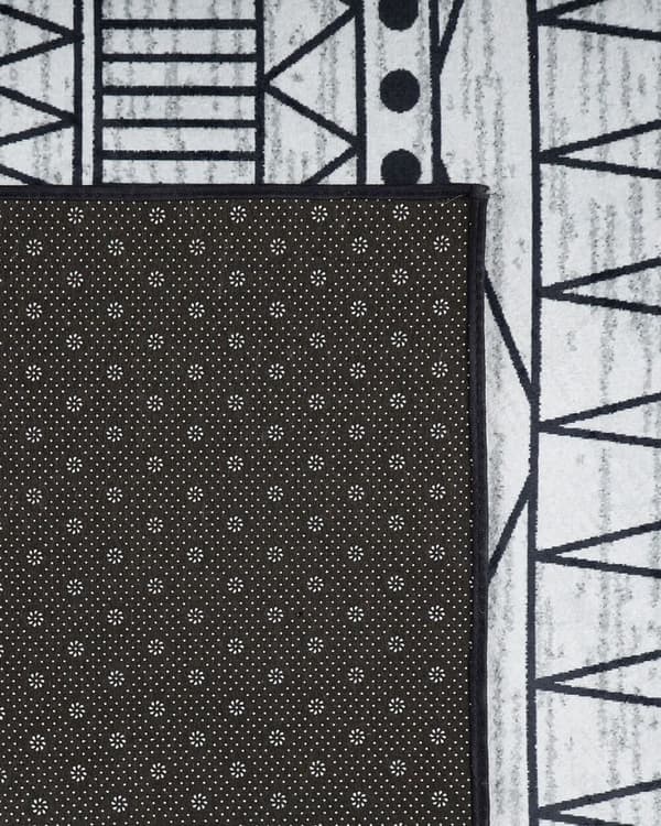 Matto 140 x 200 cm musta ja harmaa KEBAN Lumarko!