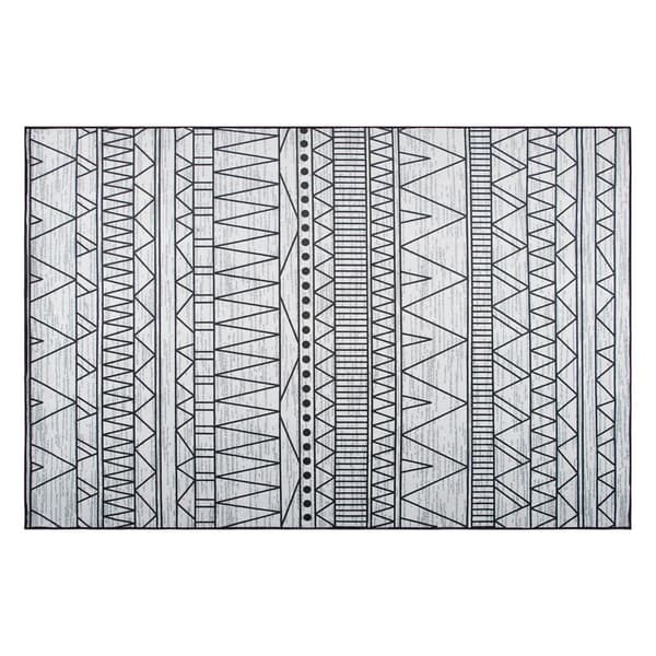 Matto 140 x 200 cm musta ja harmaa KEBAN Lumarko!