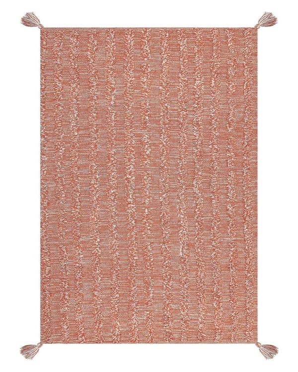 Bomuldstæppe 160 x 230 cm orange MUGLA Lumarko!
